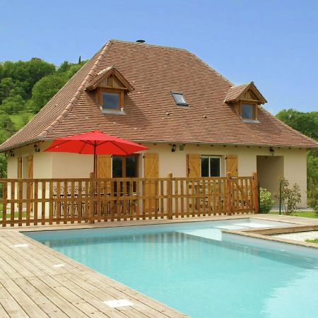 Modern Holiday Home With Private Pool Loubressac Esterno foto